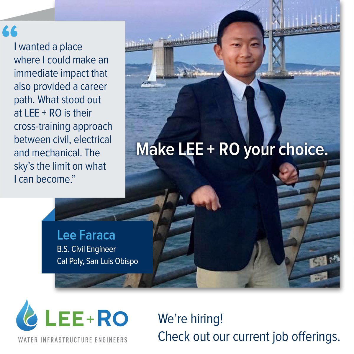 LinkedInNewEmp 1200x1200 Lee Faraca V3
